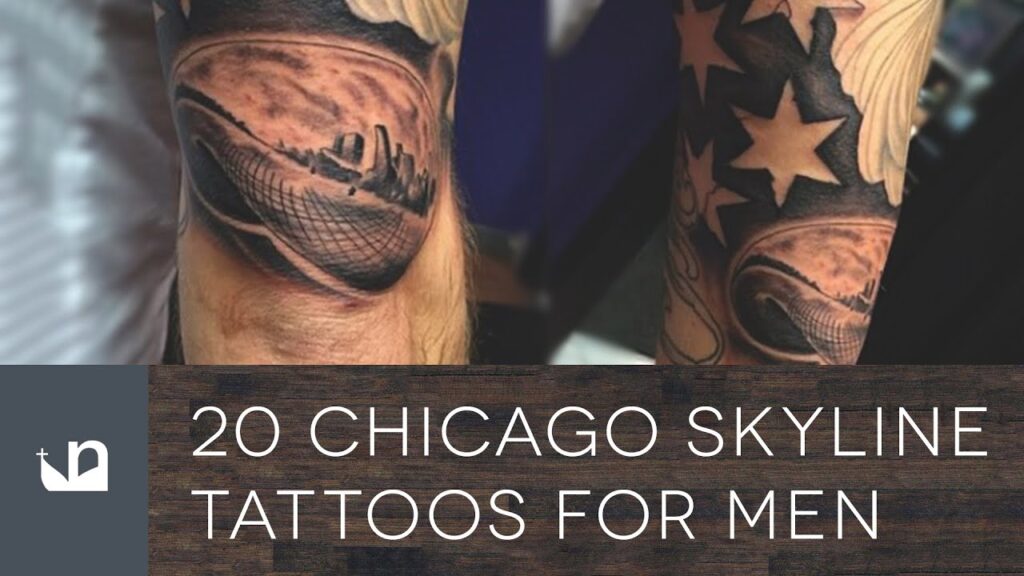 10 Beautiful Chicago Skyline Tattoo Design Ideas