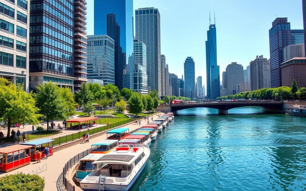 Explore Chicago Riverwalk Boat Rental Services