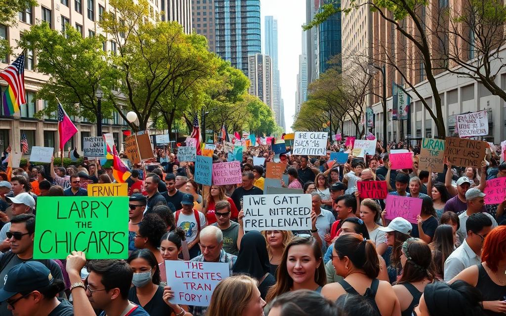 Protest gatherings Chicago Protest gatherings Chicago